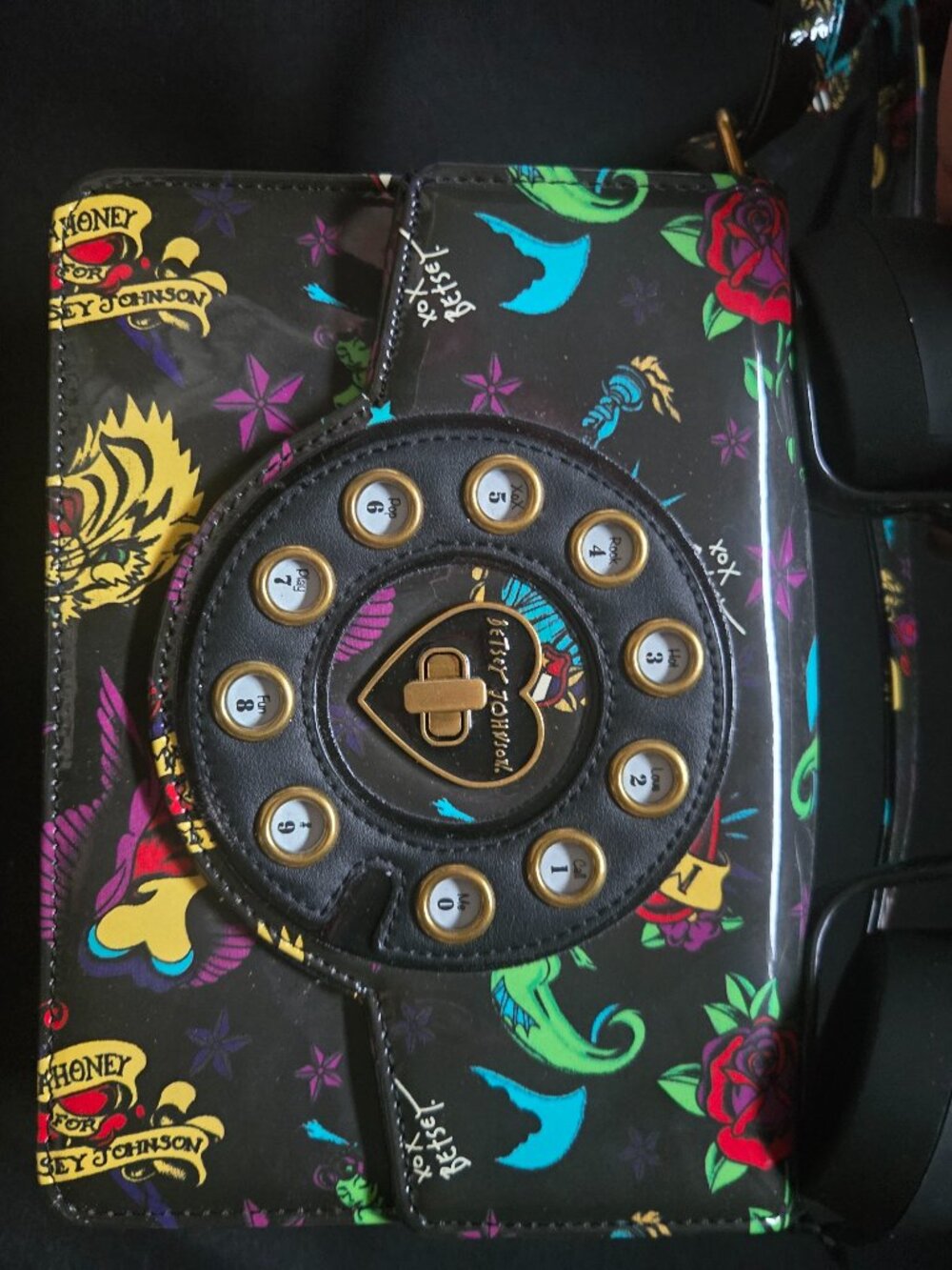 BETSEY JOHNSON PHONE CROSSBODY